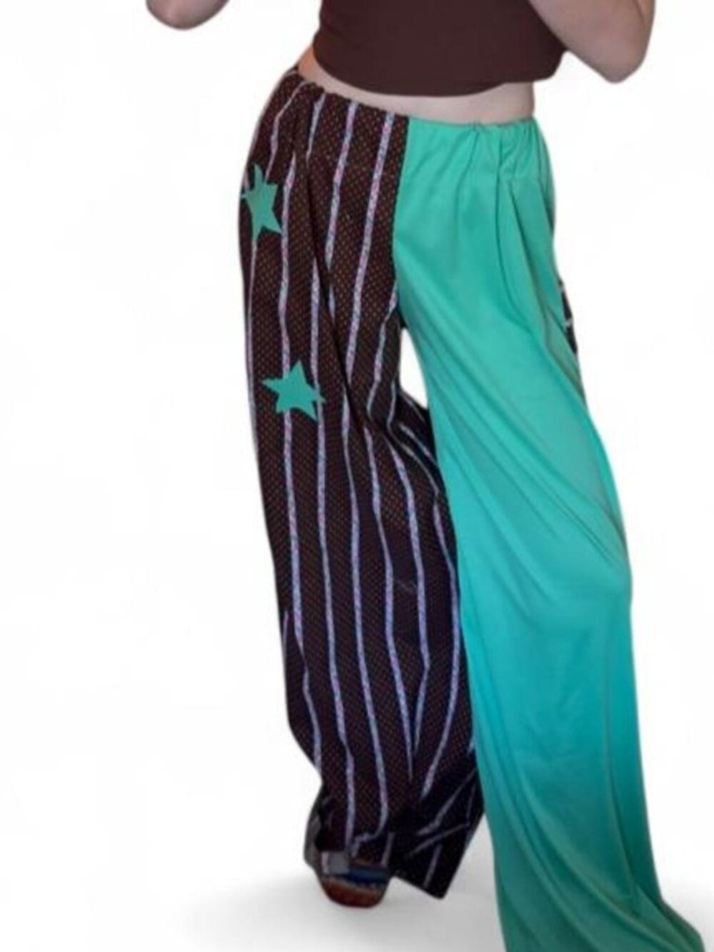 Handmade one-of-one patchwork pants